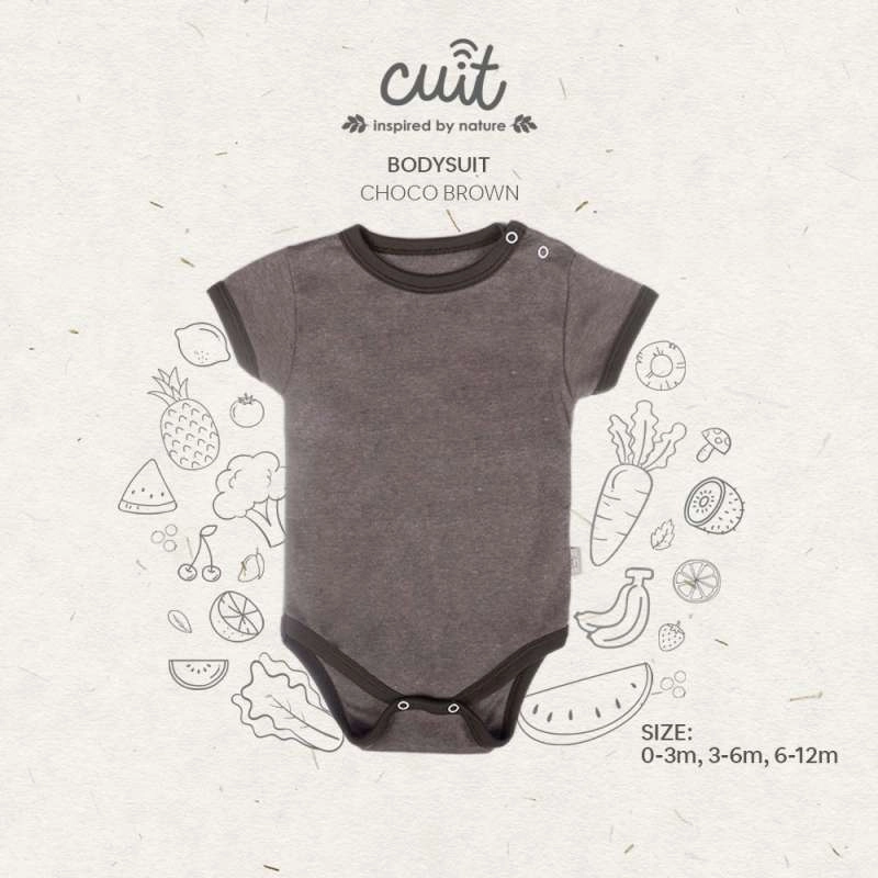 Product image CUIT Baby Newborn - 6 Bulan Inu Bodysuit Anak Unisex Furutsu Series M (6-12 bulan) Brown